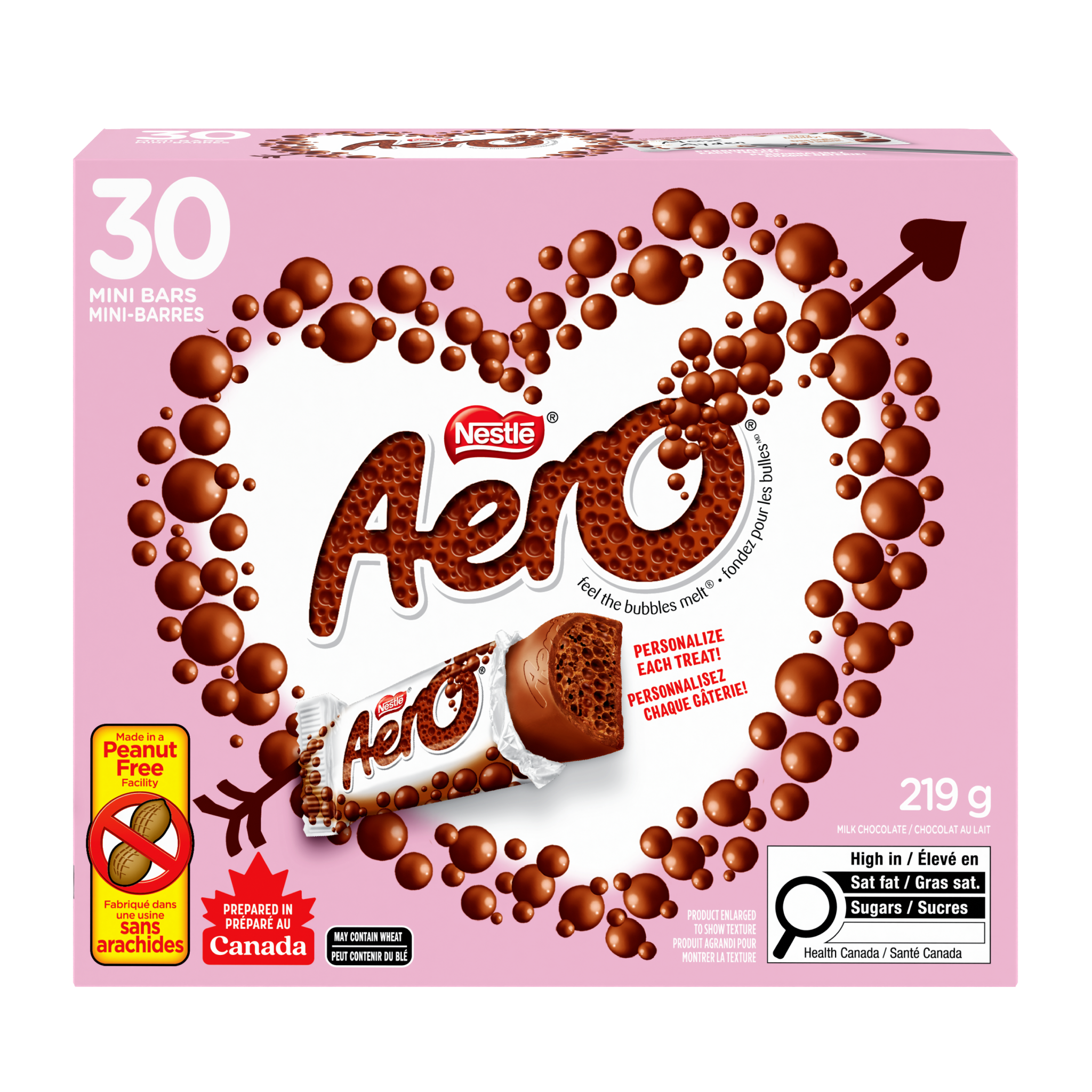 AERO Valentine's Minis 30-pack, 219 g