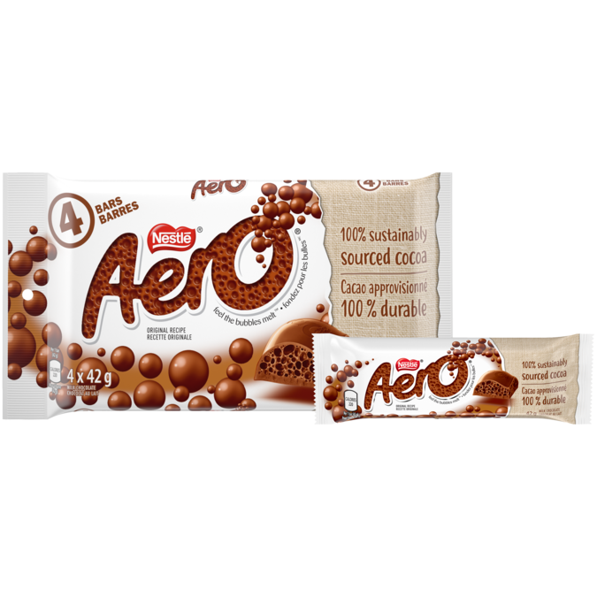 AERO Milk Chocolate Bar 4-pack