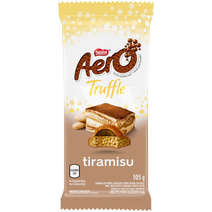 AERO Tiramisu Milk Chocolate Bar