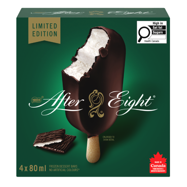 AFTER EIGHT Frozen Dessert Bars 4x80ml