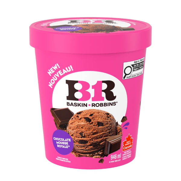  BASKIN ROBBINS® Chocolate Mousse Royale Ice Cream