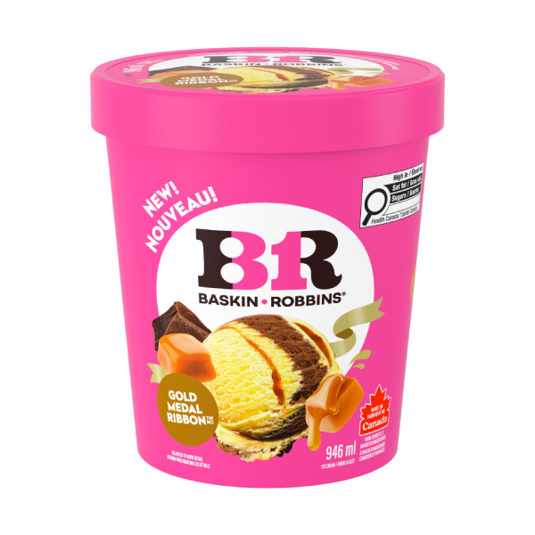 BASKIN ROBBINS®  Gold Medal Ribbon Ice Cream