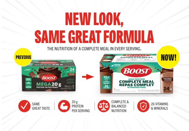 BOOST High Protein Complete Meal Chocolate 24-Pack