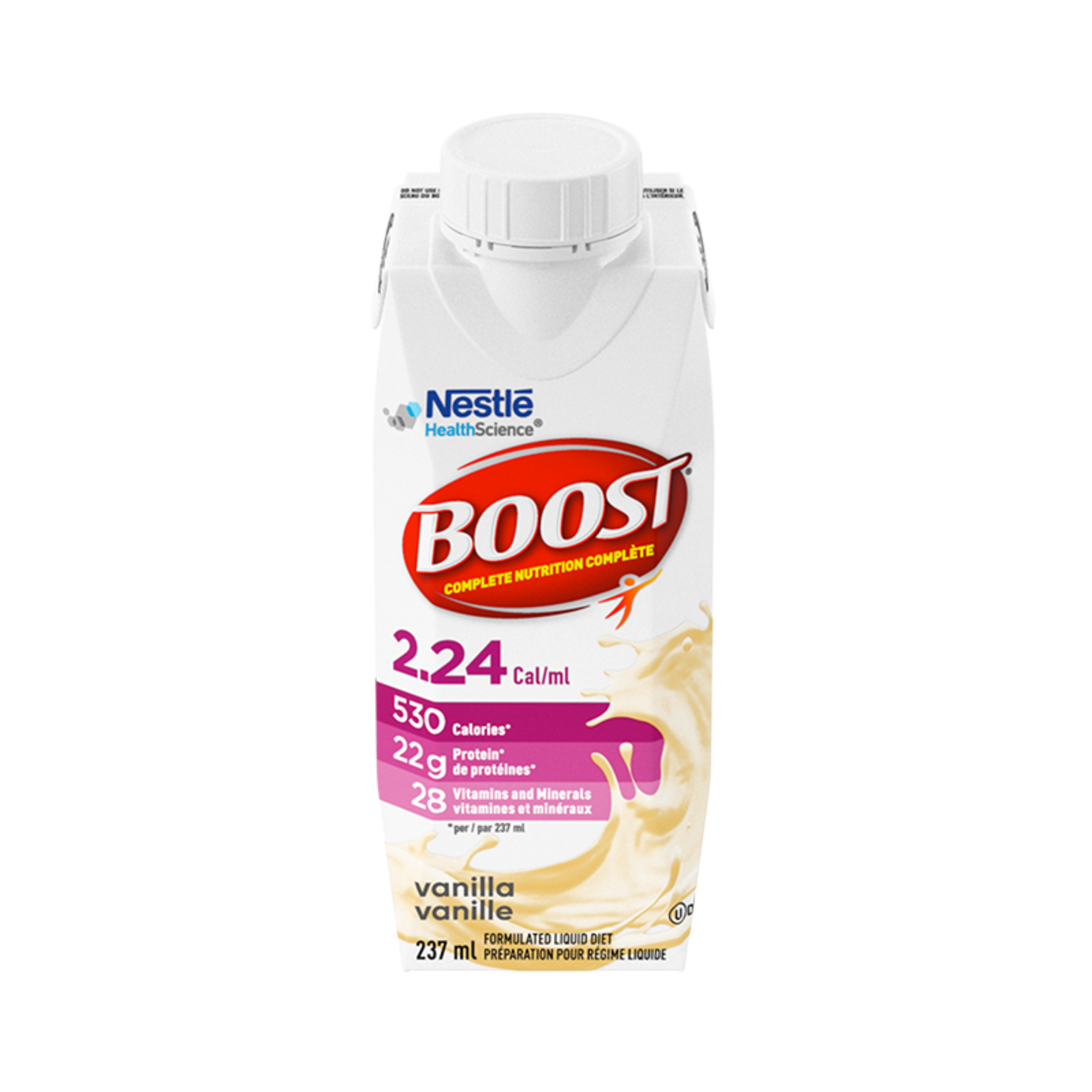 BOOST 2.24 Cal/mL Vanilla Nutritional Drink 237ml