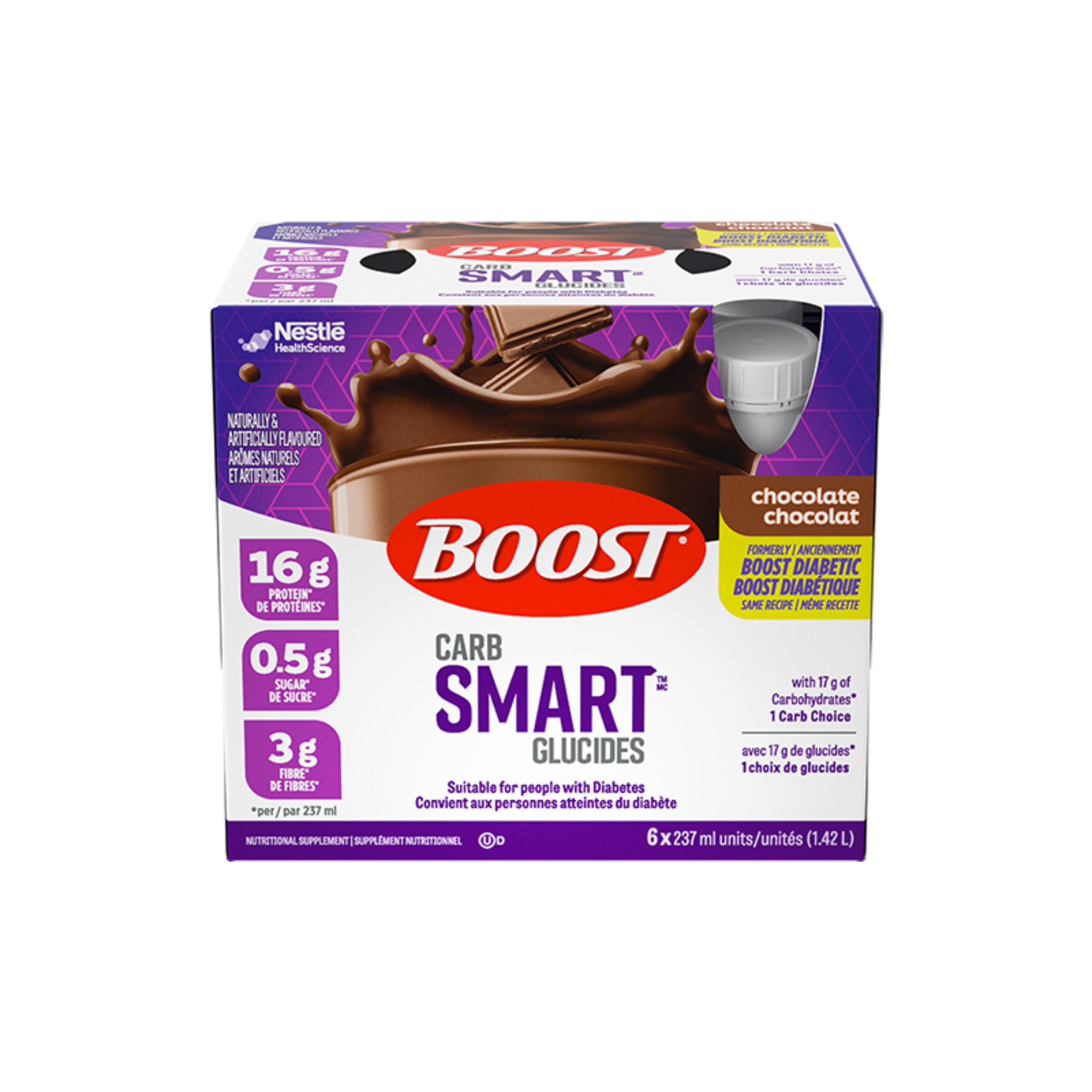 BOOST Carb Smart Chocolate Nutritional Drink 237ml