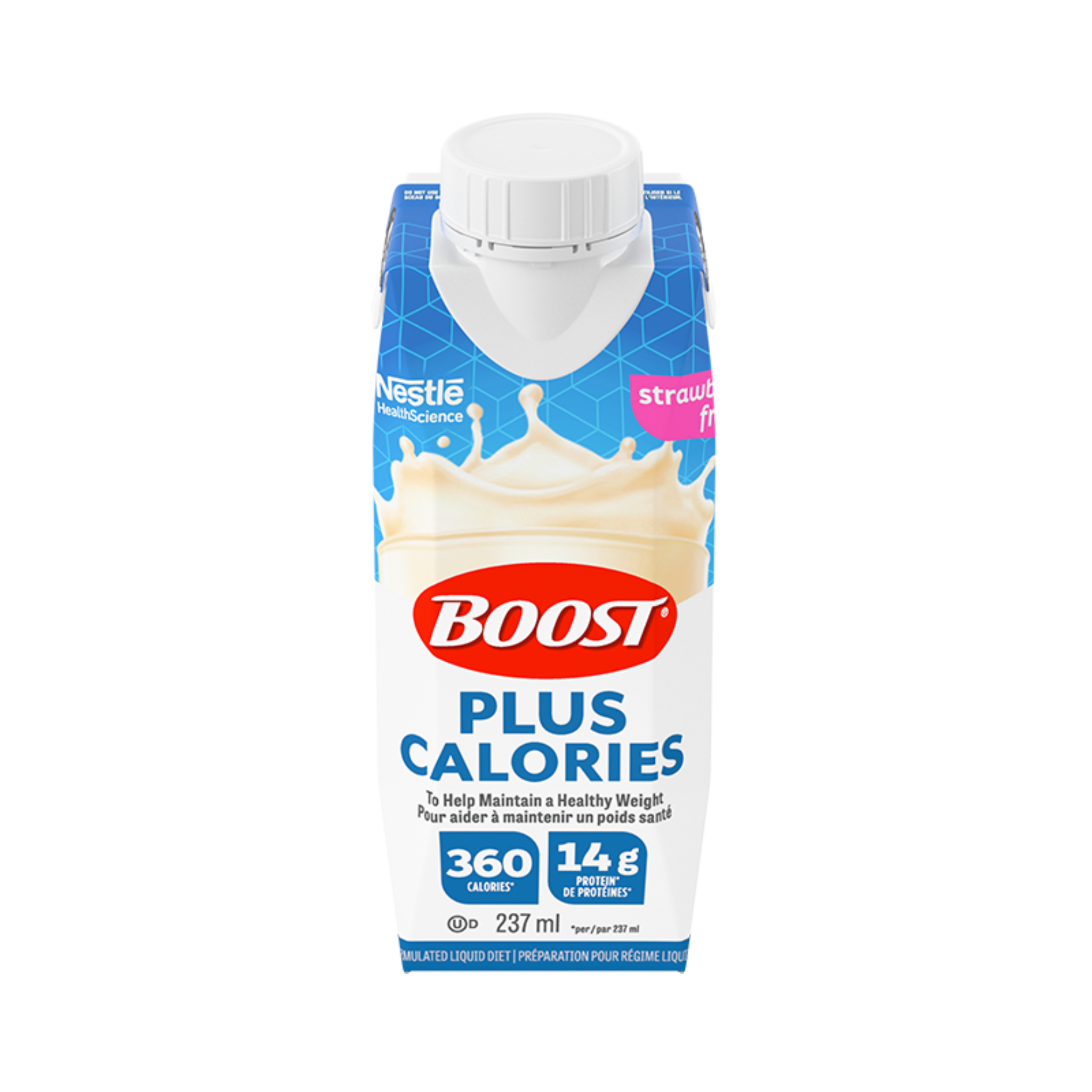 BOOST Plus Calories Strawberry Nutritional Drink 237ml