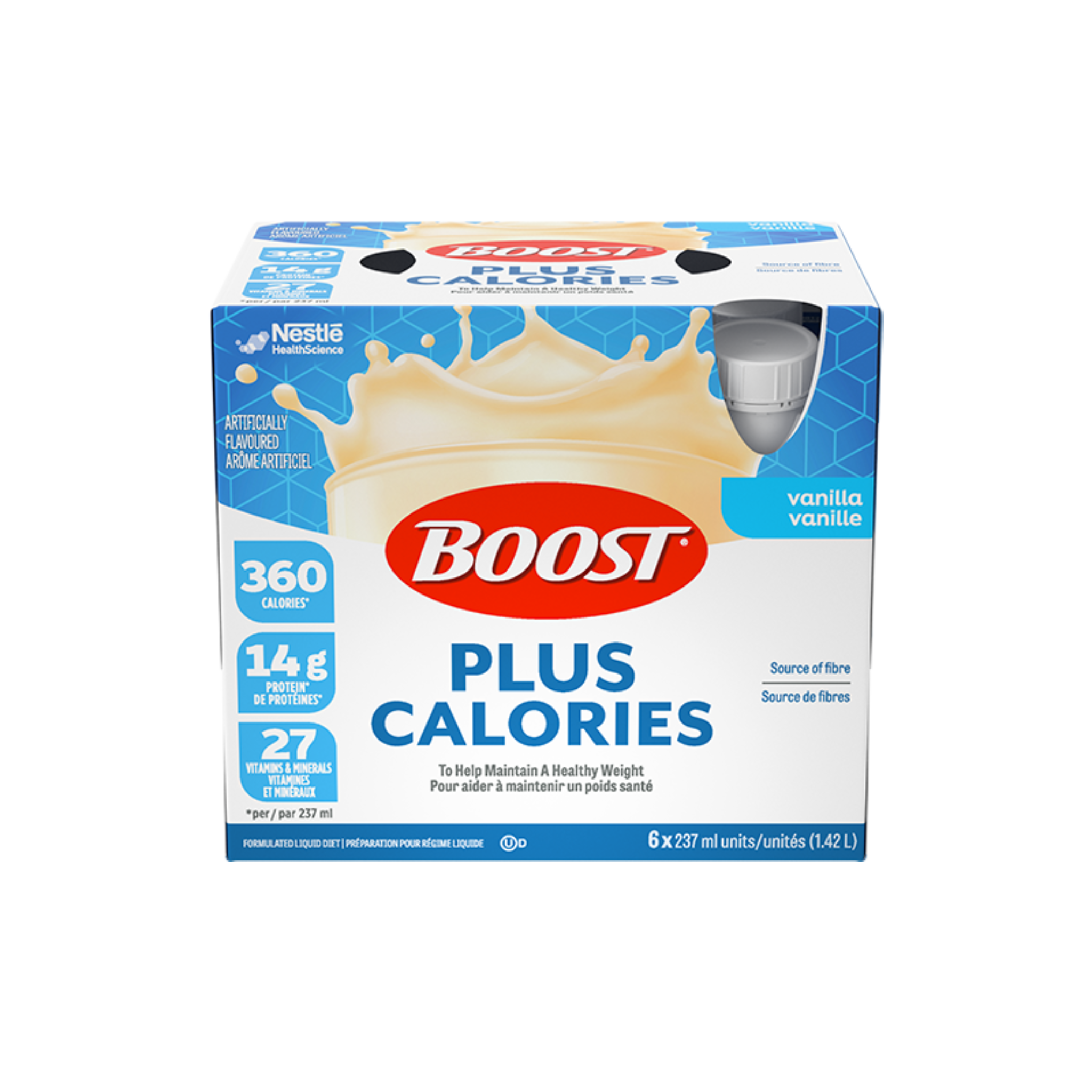 BOOST Plus Calories Vanilla Nutritional Drink 237ml