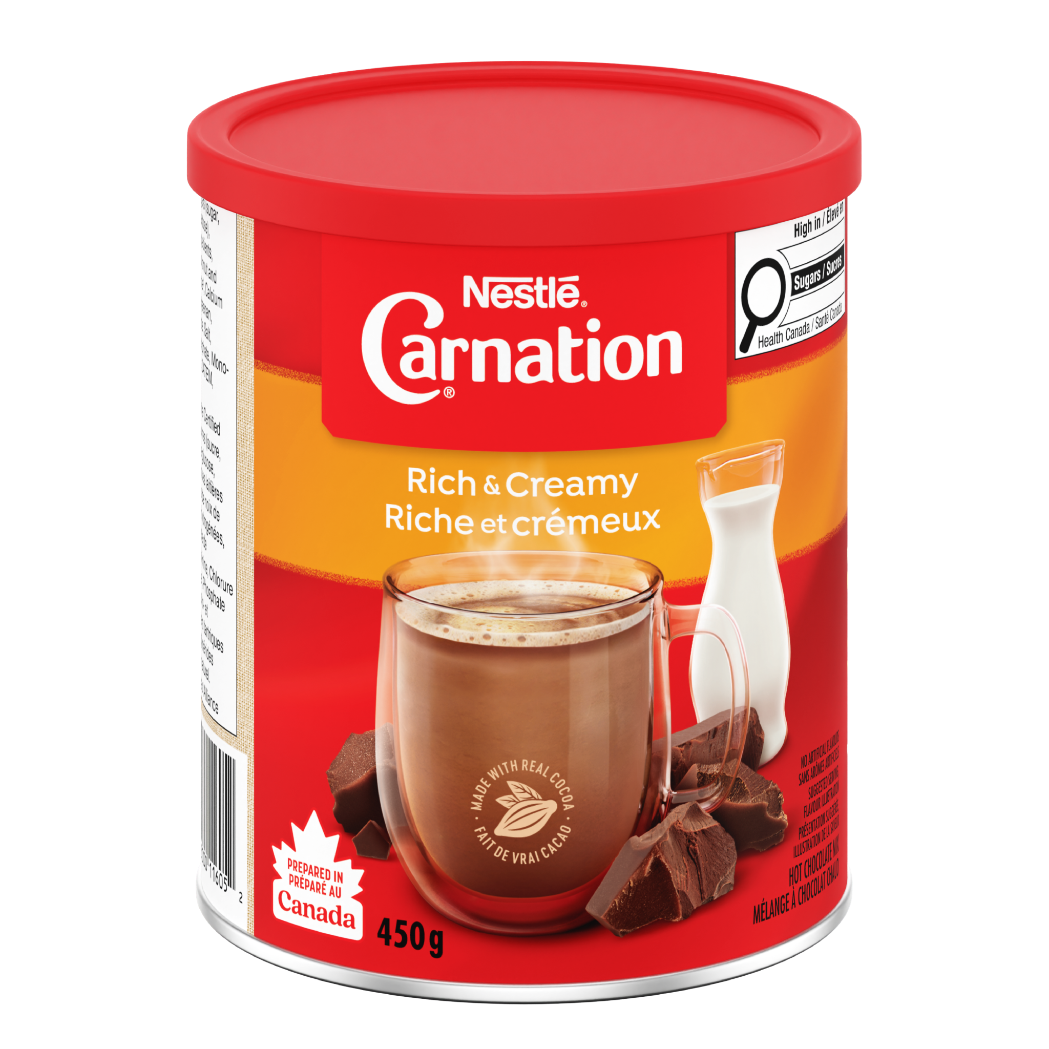 Carnation Hot Chocolate Rich & Creamy Canister