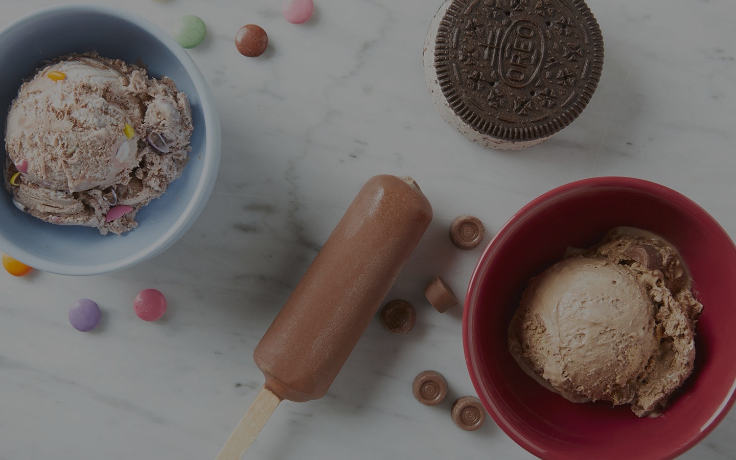 Frozen treats, delightful sweets
