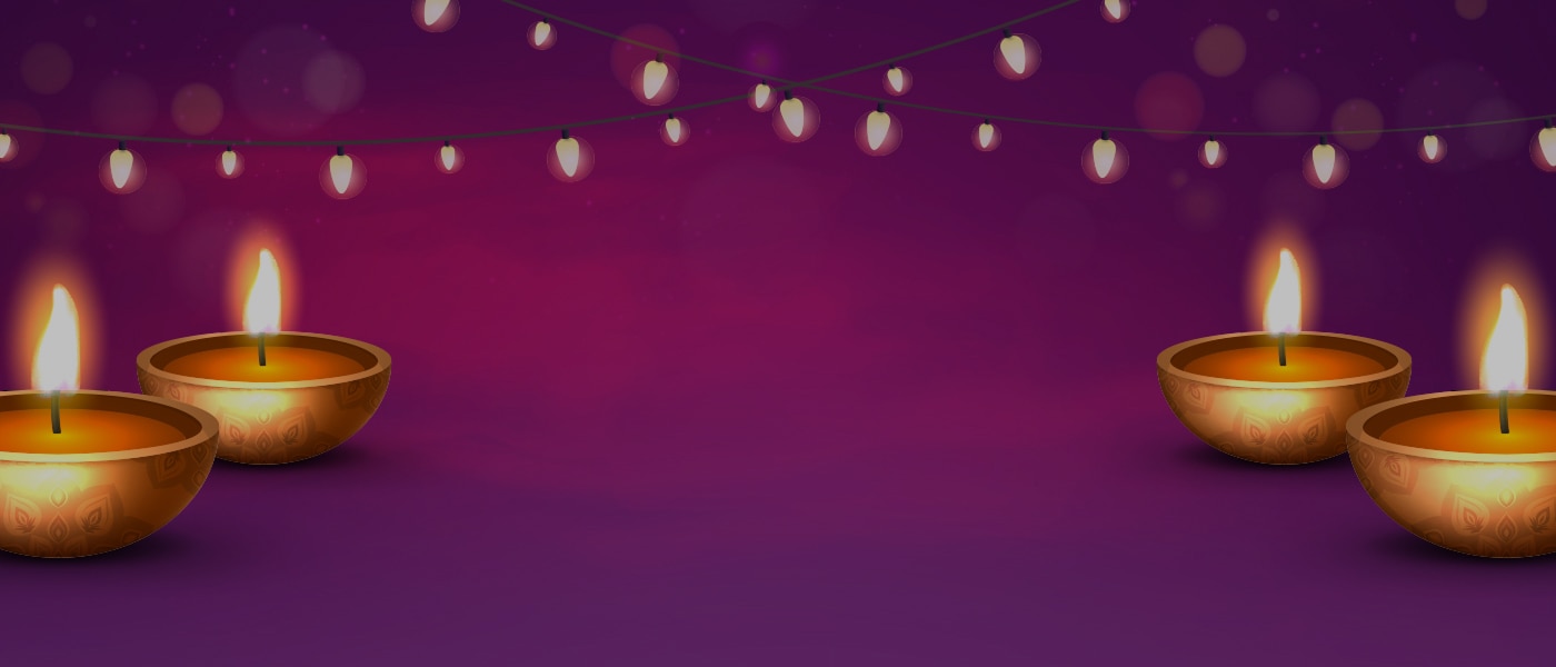 Wishing you a bright and happy Diwali!