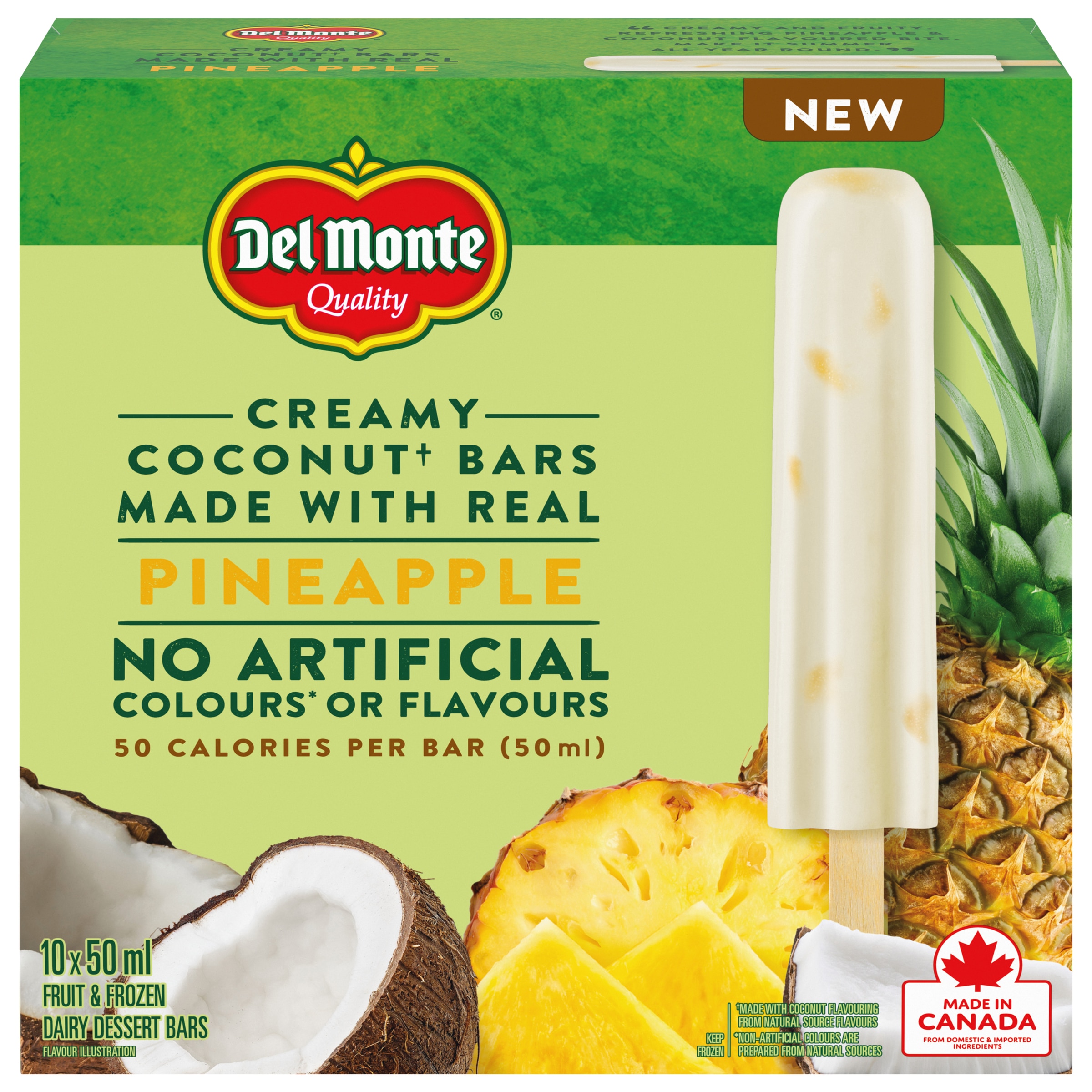 DEL MONTE Coconut Pineapple Frozen Dairy