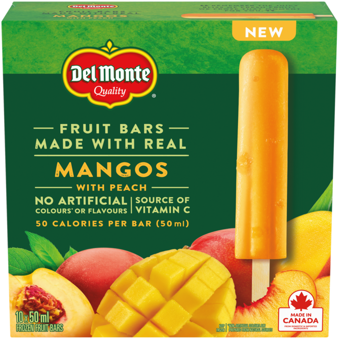 DEL MONTE Mango Frozen Fruit Bars