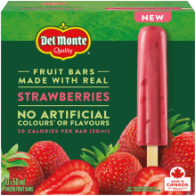 Strawberry Frozen Fruit Bars