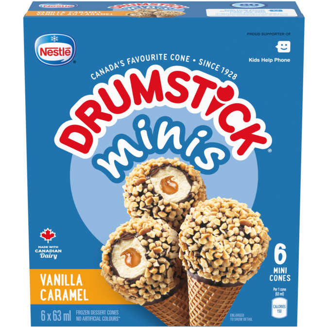DRUMSTICK Minis Vanilla Caramel