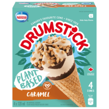 DRUMSTICK Plant-Based, Caramel Carton 4 x 120 ml