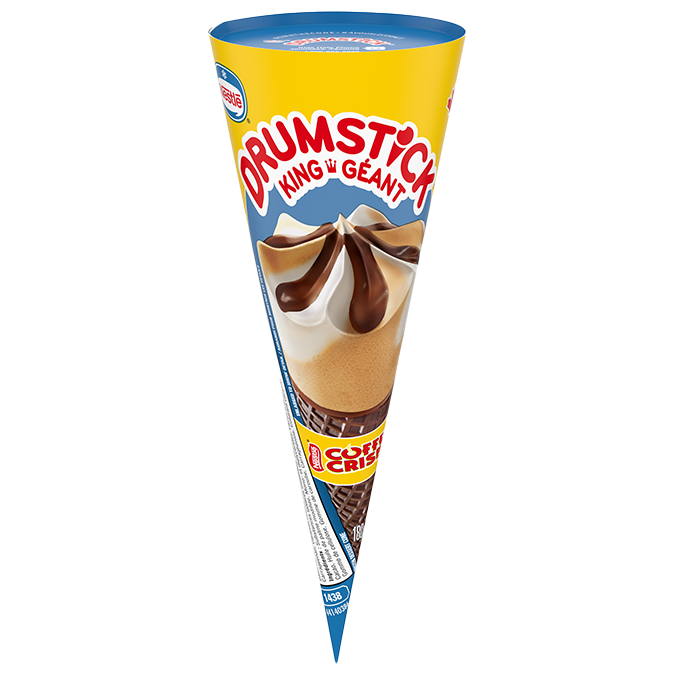 DRUMSTICK COFFEE CRISP Frozen Dessert Cone