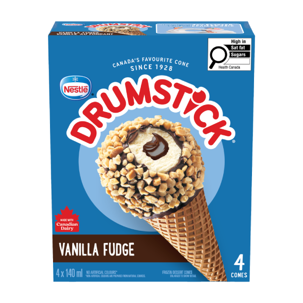 DRUMSTICK Vanilla Fudge Cones