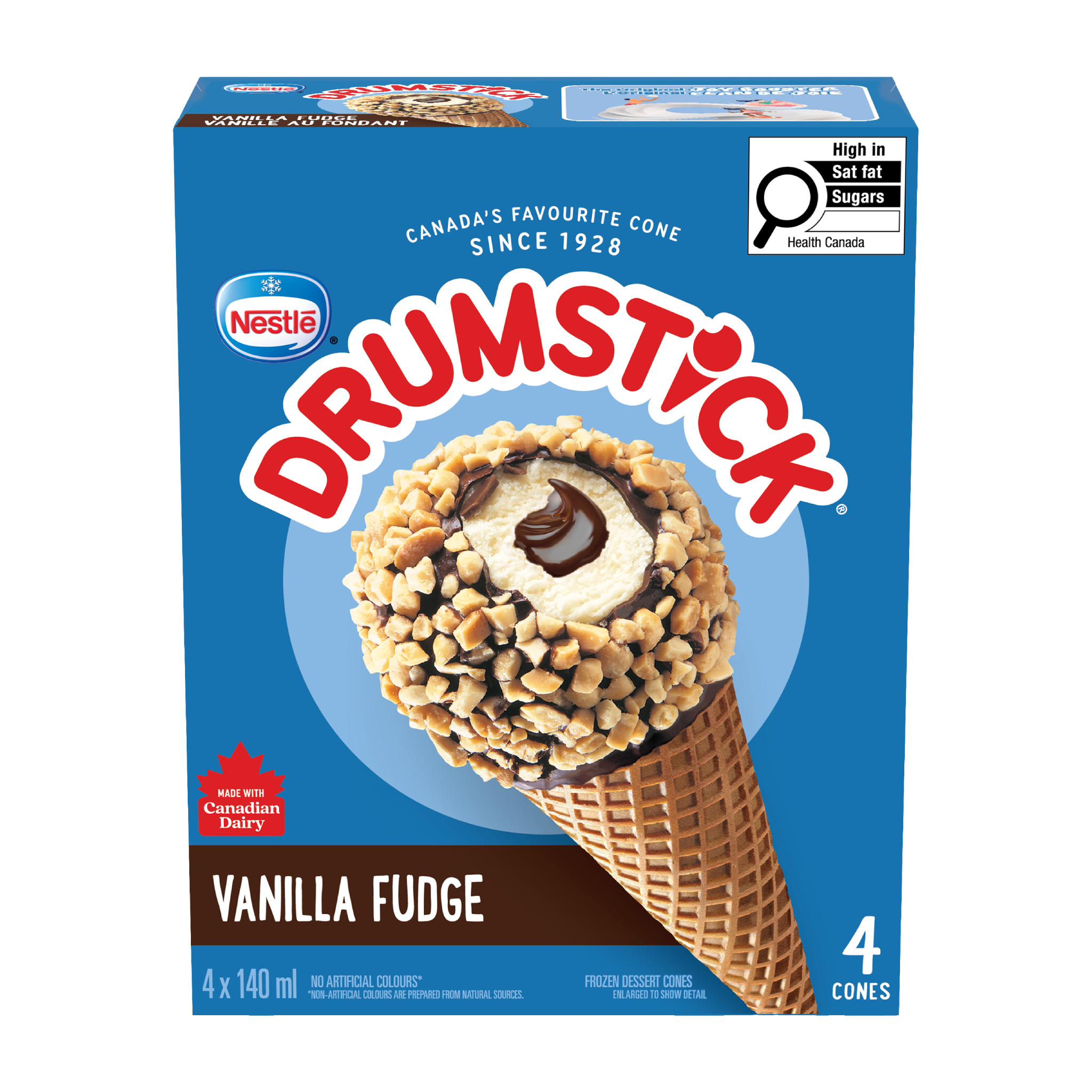 DRUMSTICK Vanilla Fudge Cones