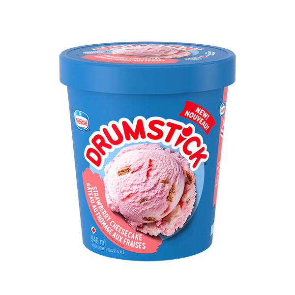 Drumstick Strawberry Cheesecake