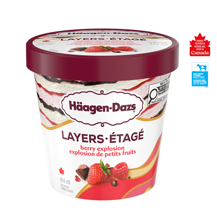 LAYERS Berry Explosion Ice Cream