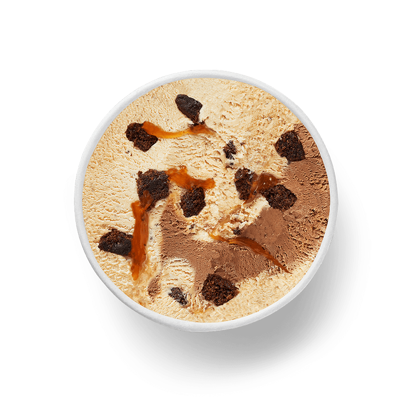 EXTRÄAZ Chocolate Caramel Brownie Ice Cream