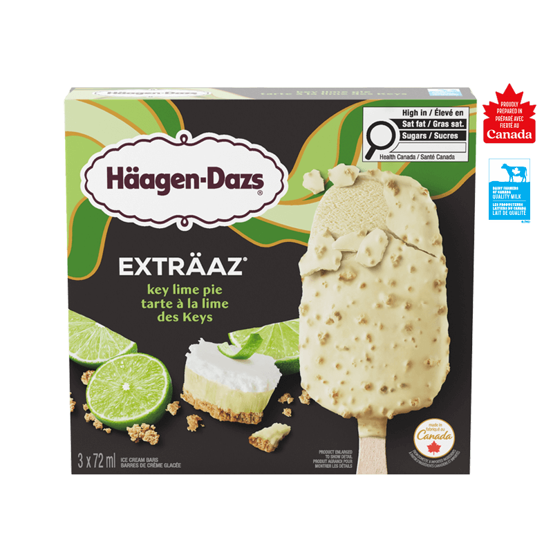 EXTRÄAZ Key Lime Pie Ice-cream Bars