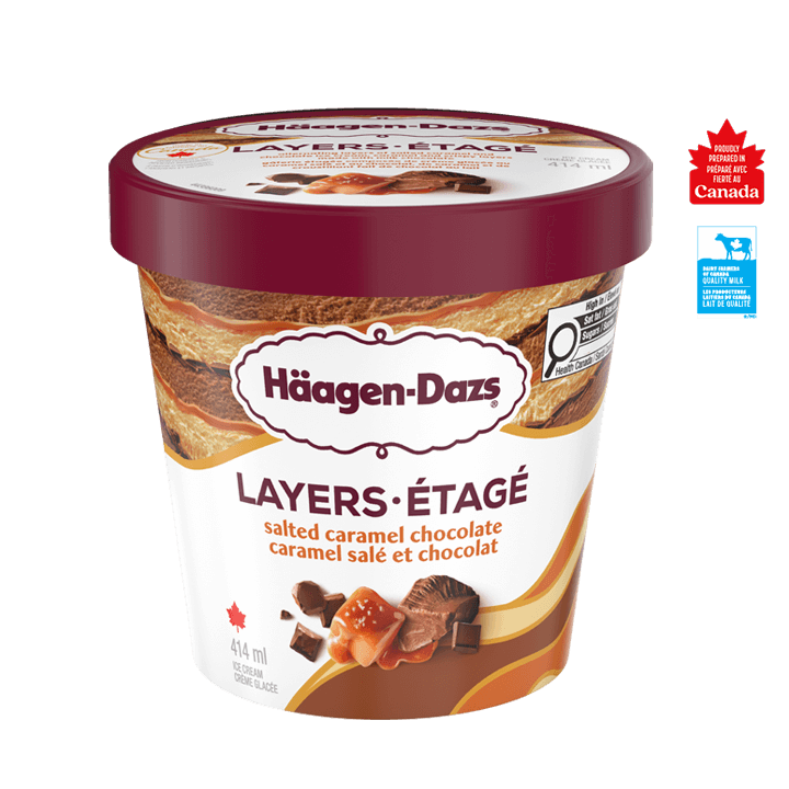 LAYERS Salted Caramel Chocolate Ice Cream
