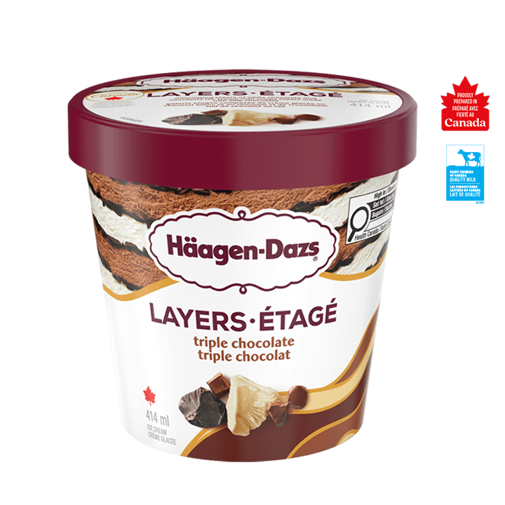 LAYERS Triple Chocolate Ice Cream