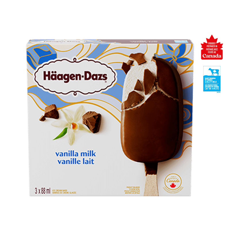 Vanilla Milk Ice Cream Bars 3 x 88mL