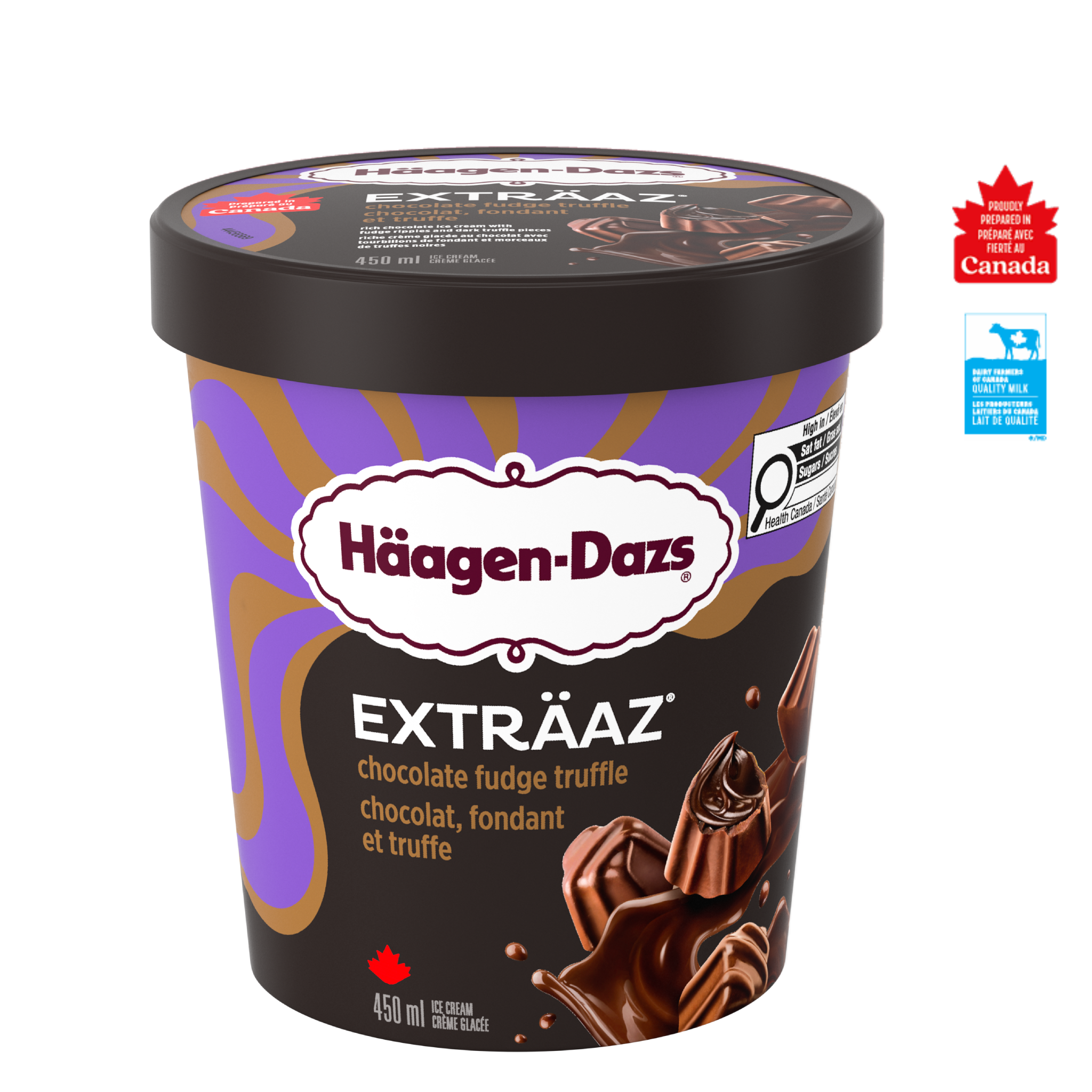 EXTRÄAZ Chocolate Fudge Truffle Ice Cream