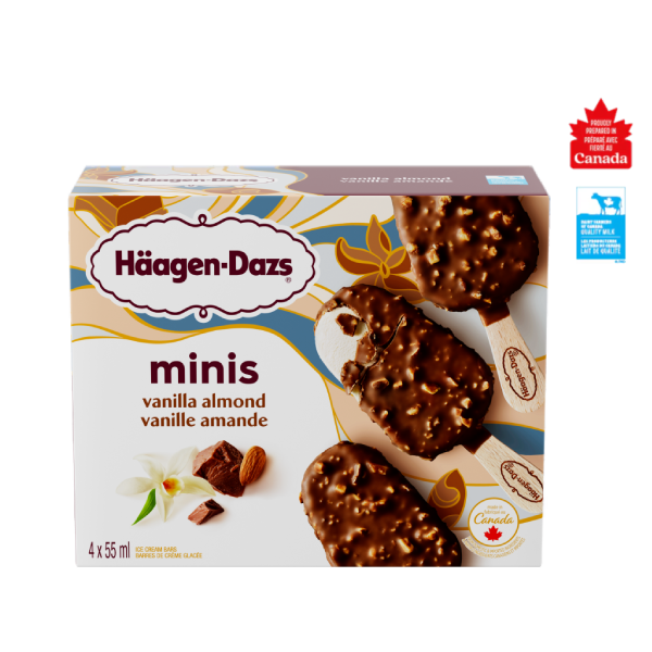 HAAGEN-DAZS Miniatures Vanilla Almond Ice Cream Bars