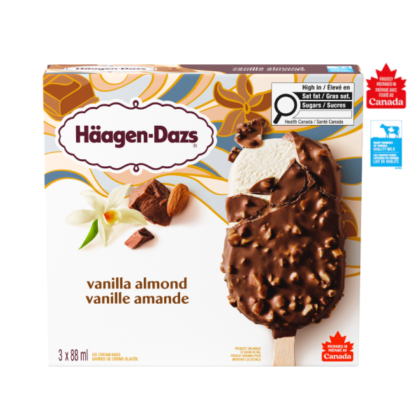HÄAGEN-DAZS® Vanilla Almond Ice Cream Bars