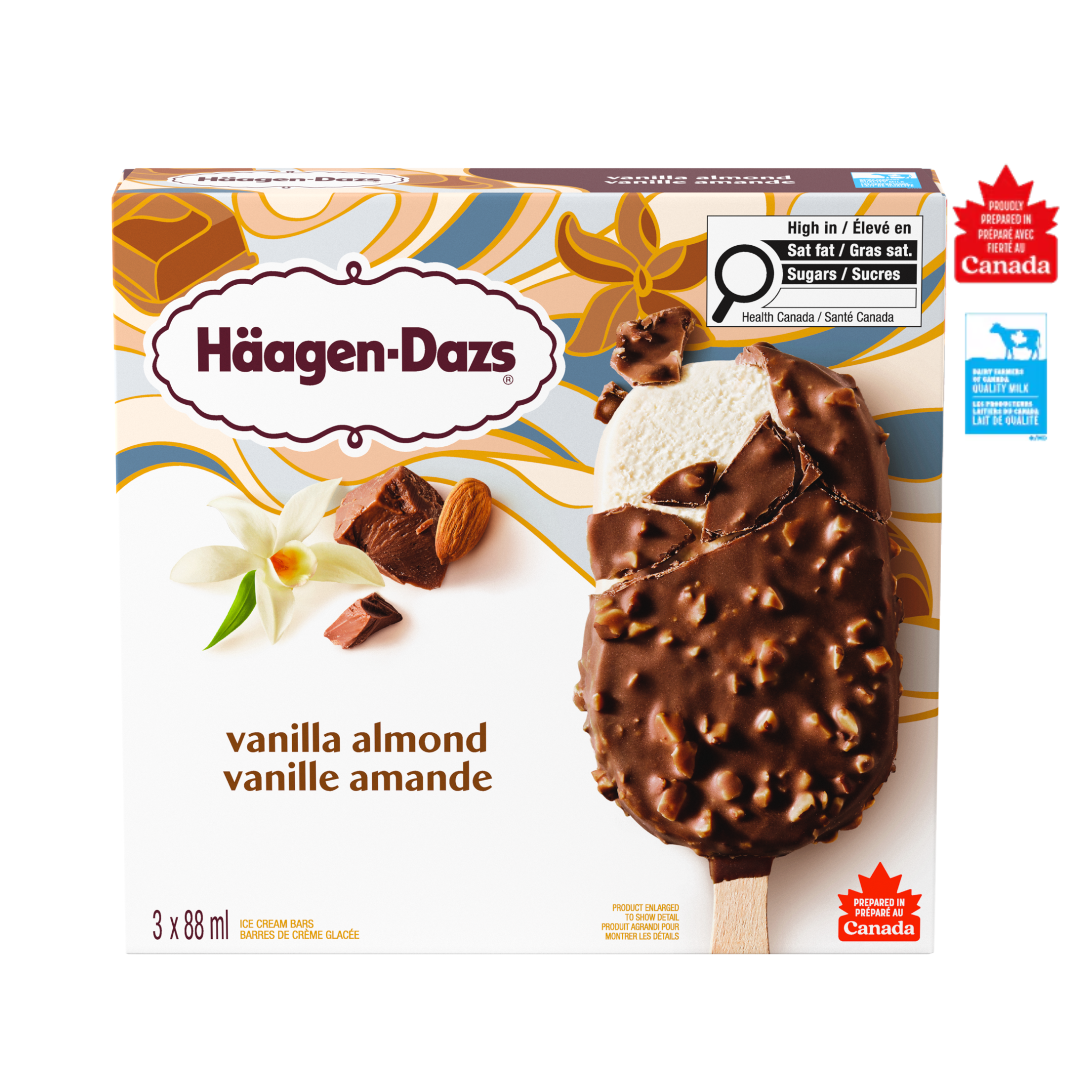 HÄAGEN-DAZS® Vanilla Almond Ice Cream Bars