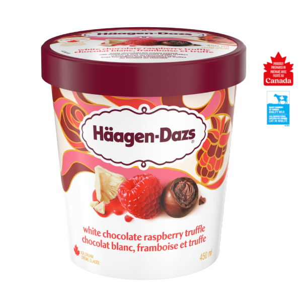 HÄAGEN-DAZS® White Chocolate Raspberry Truffle Ice Cream