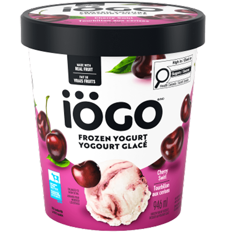 iÖGO Frozen Yogurt Cherry Swirl Tub (6 x 946ml)