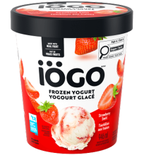 Frozen Yogurt Strawberry Swirl Tub