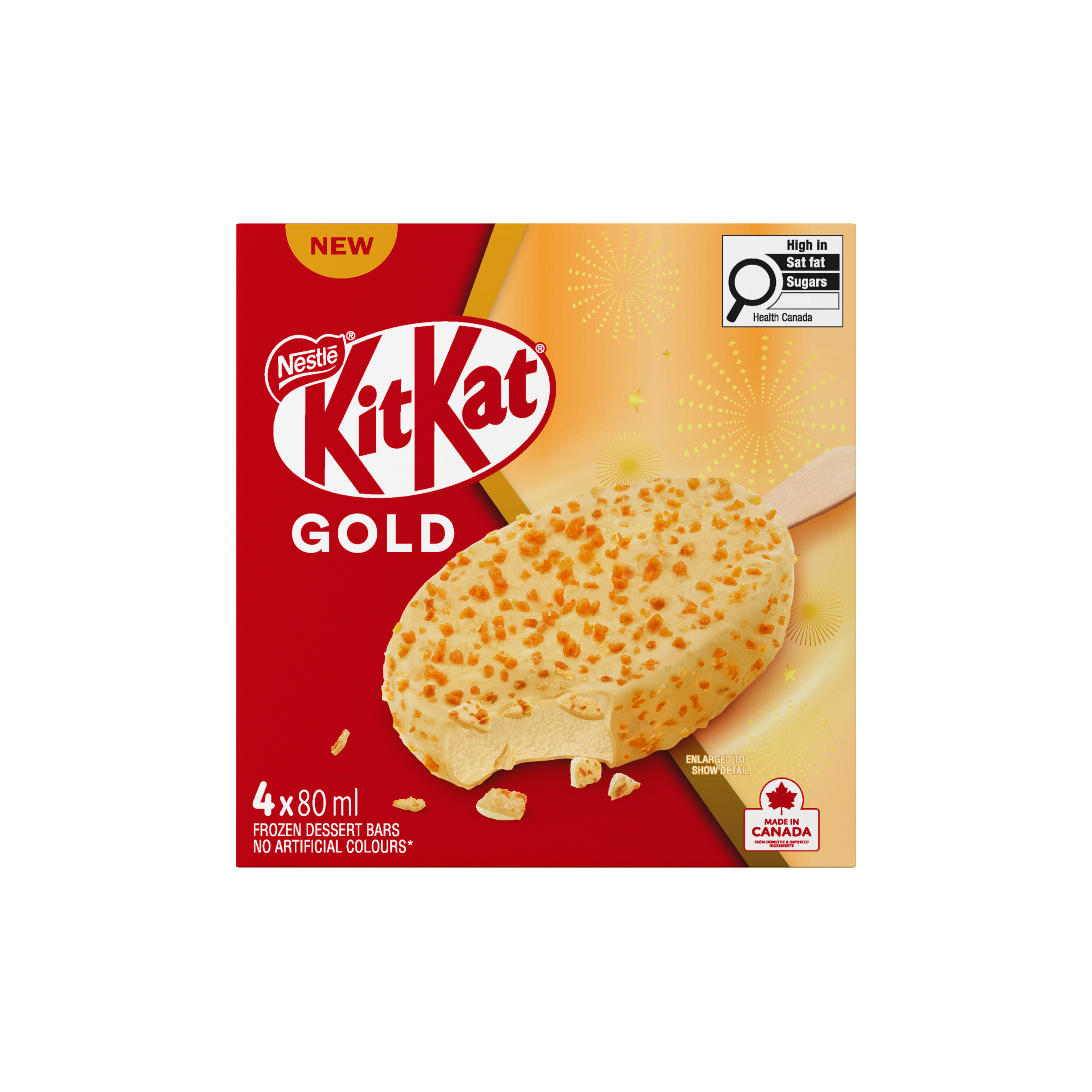 KIT KAT Gold Wafer Flavoured Frozen Dessert Bars