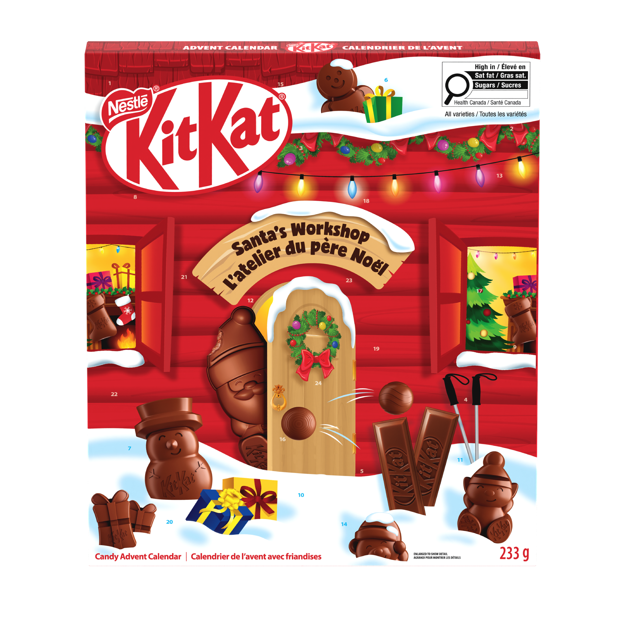 KIT KAT Christmas Holiday Advent Calendar