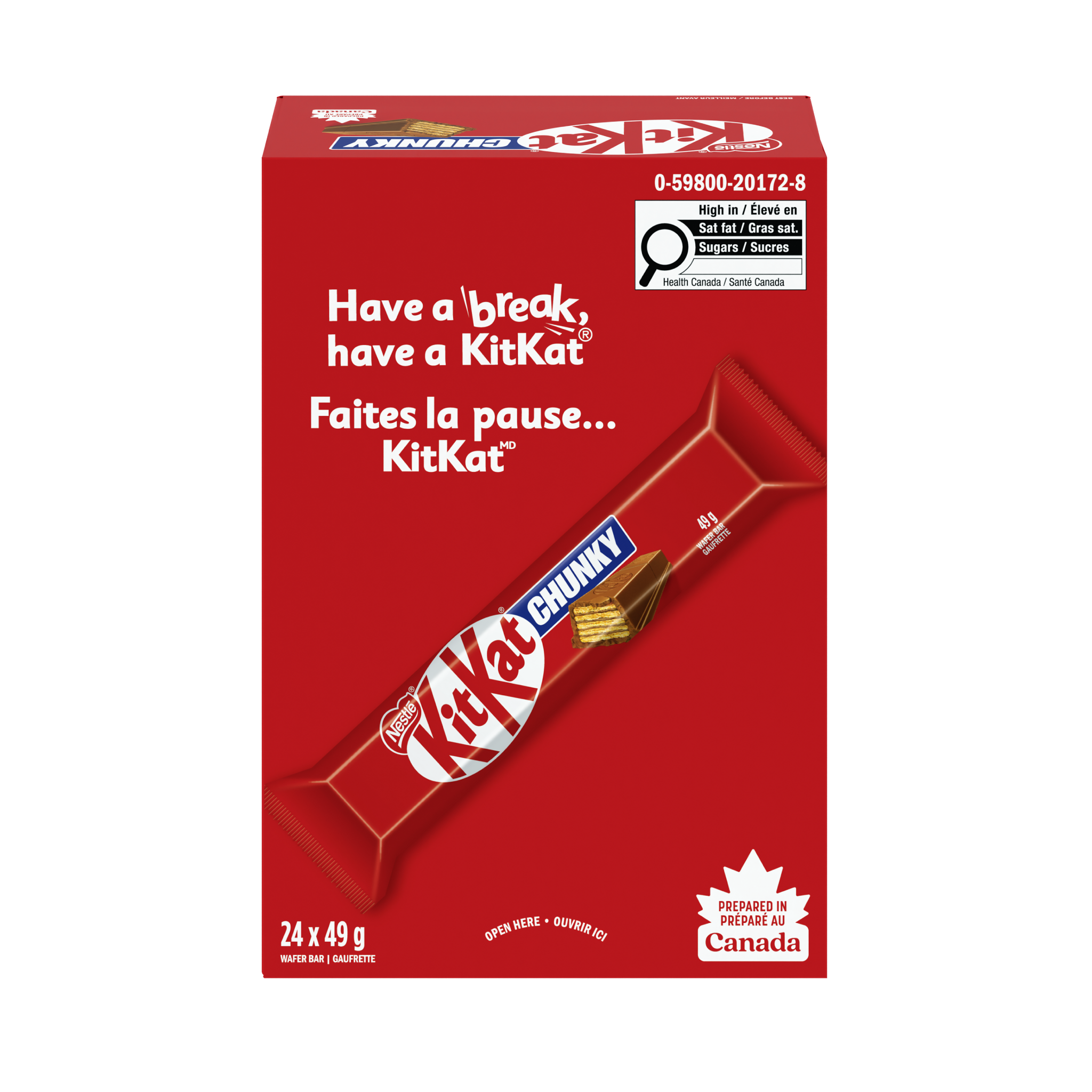 KITKAT Chunky Milk Chocolate 24-Pack
