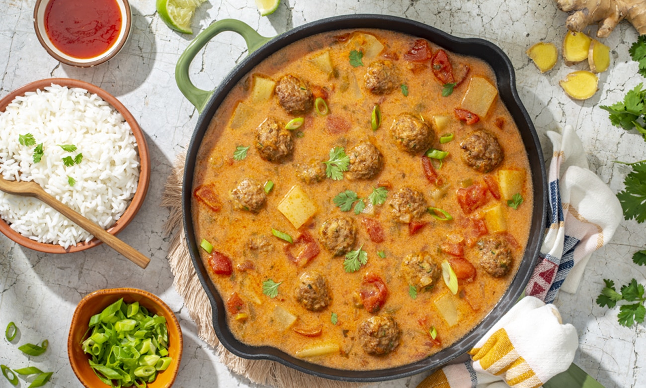 Coconut Meatball Curry made with MAGGI