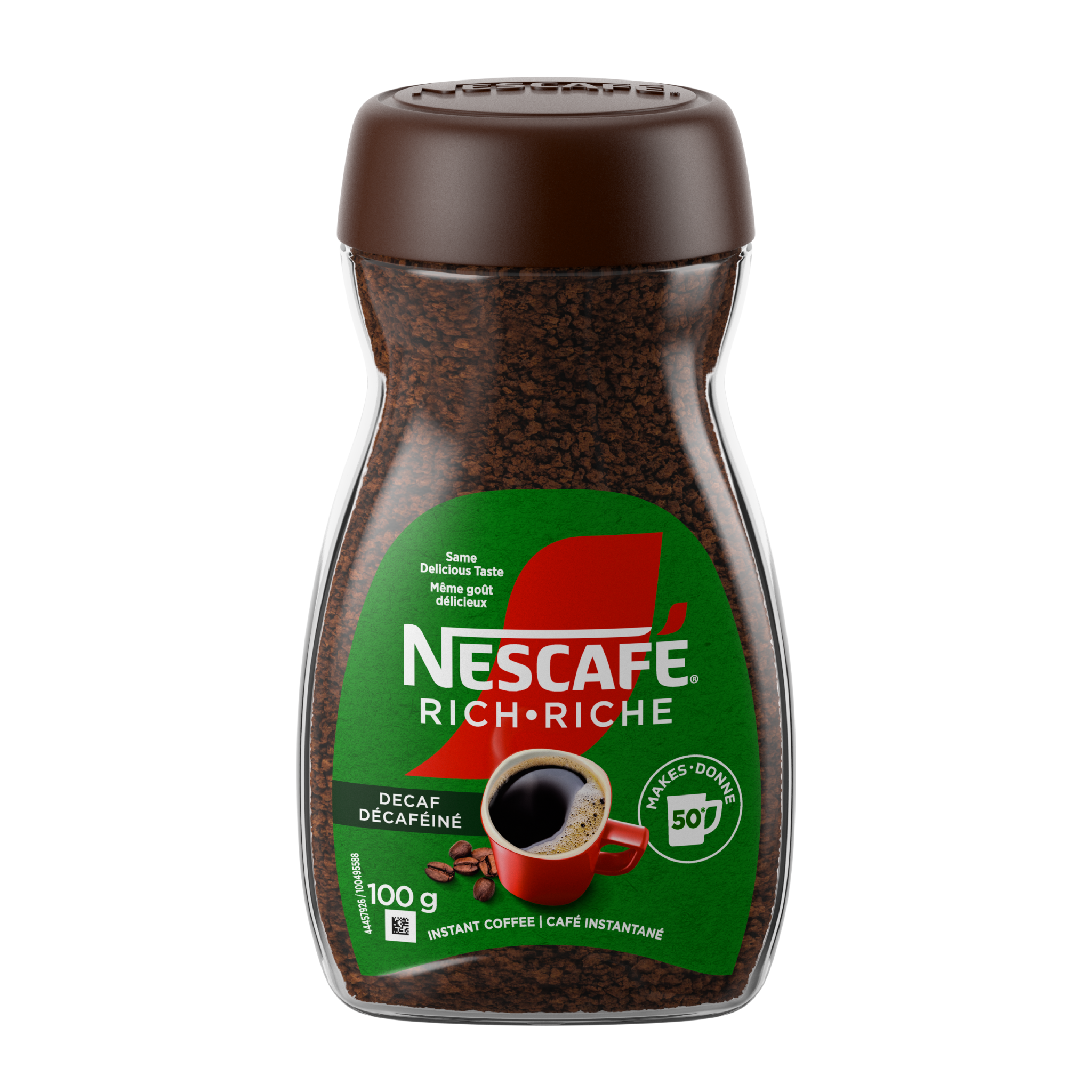 NESCAFÉ Rich Decaf Instant Coffee 100g | Nestlé Canada