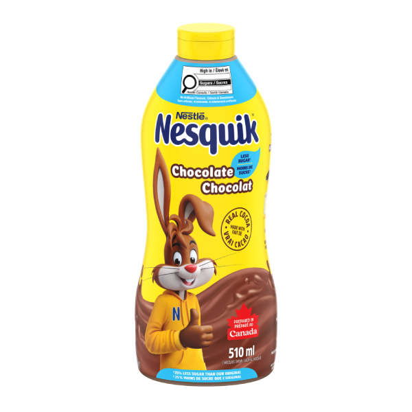 NESQUIK Less Sugar Chocolate Syrup