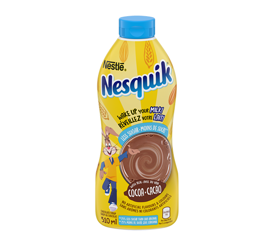 NESQUIK Less Sugar Chocolate Syrup