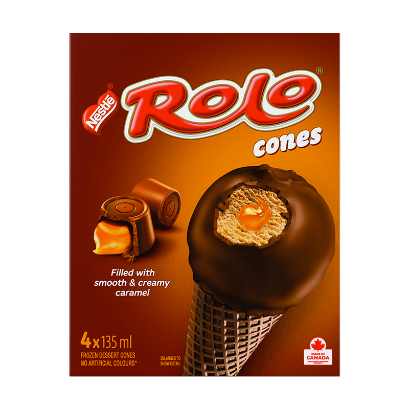Rolo Cones Frozen Dessert