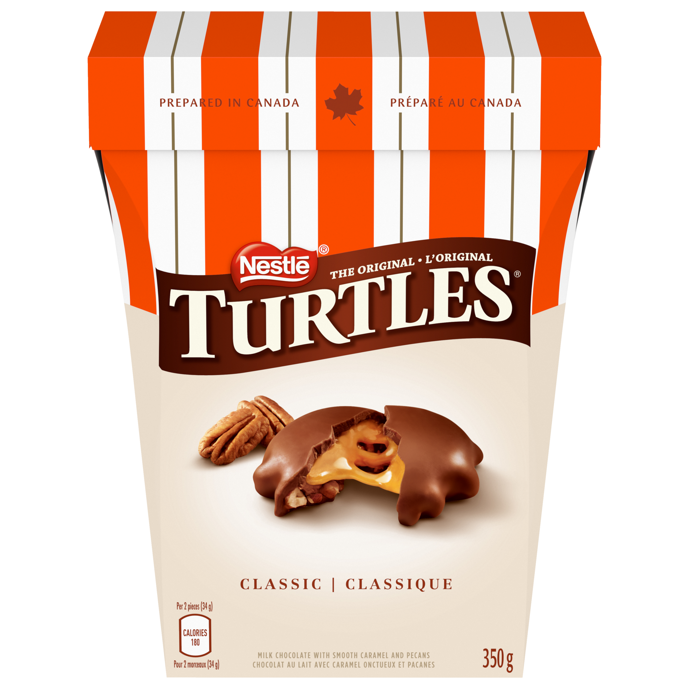 Chocolate turtle | TURTLES Classic Box (350g) | Nestlé Canada
