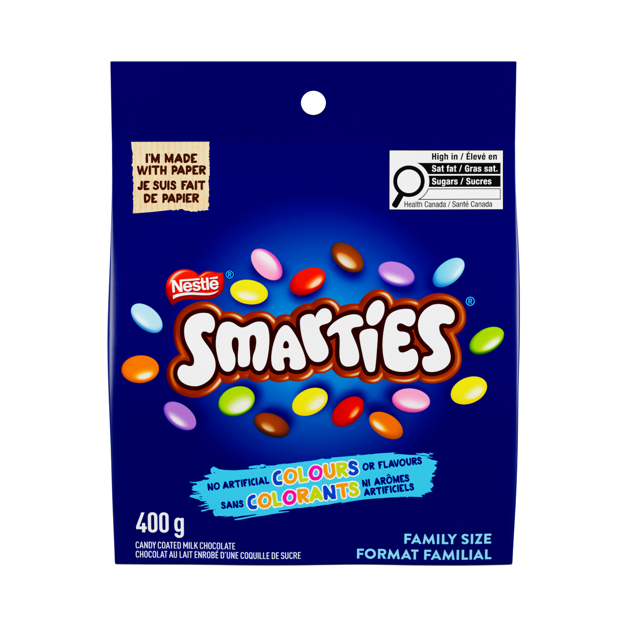 SMARTIES Candy Coated Milk Chocolate Family Pouch 400 g