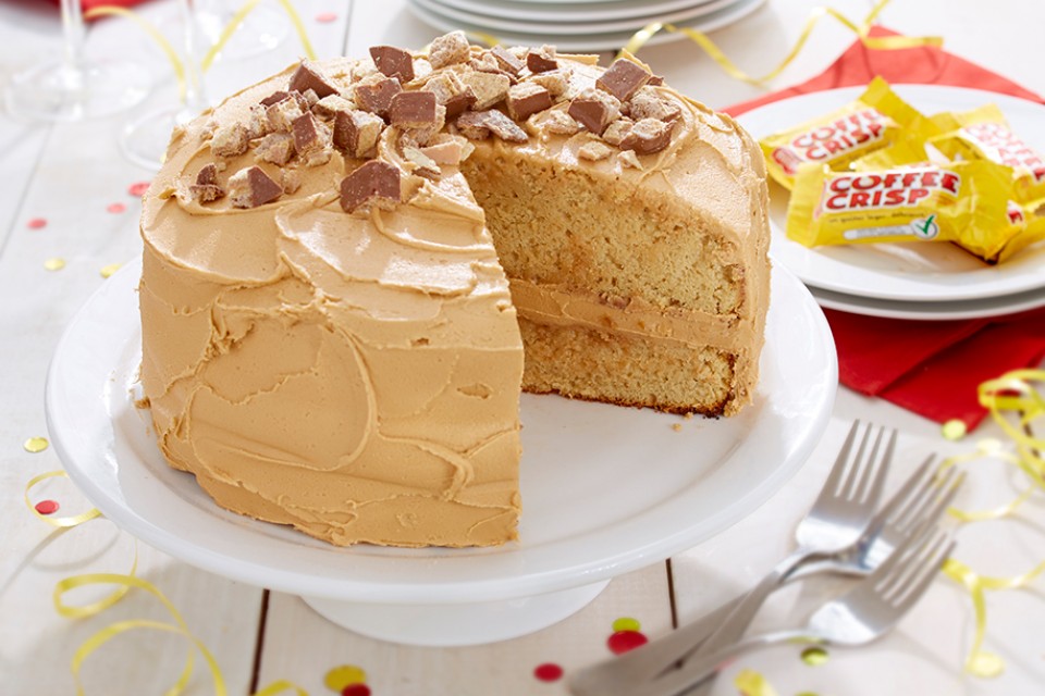 Coffee Crisp Cake Recipe 50g
