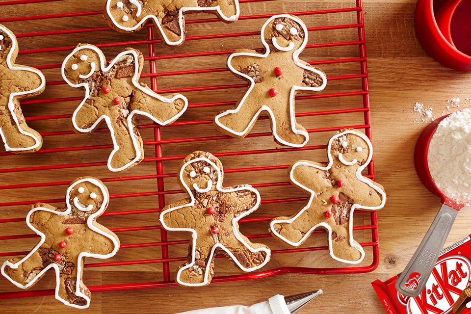 Easy KitKat Gingerbread Men Recipe