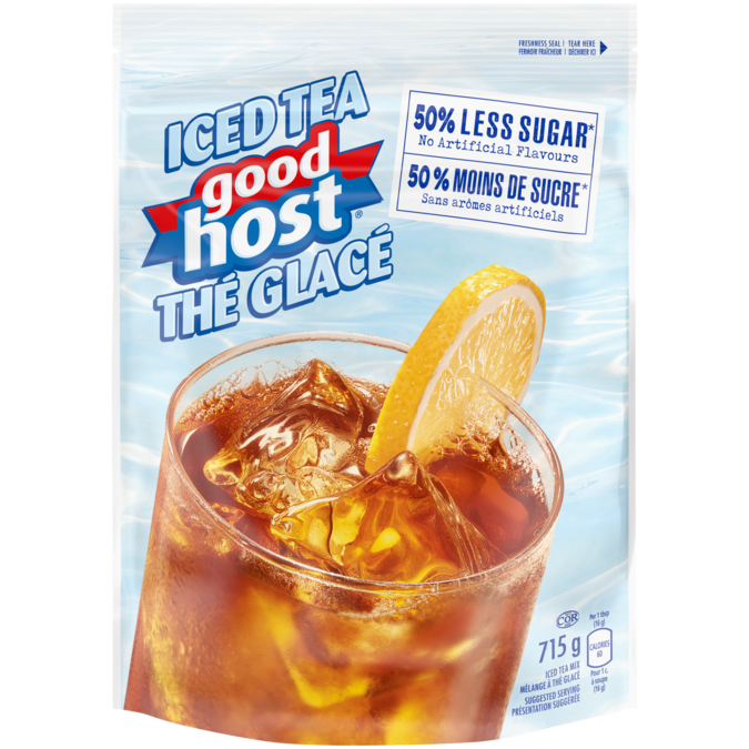 GOODHOST Iced Tea with 50% Less Sugar 715 g