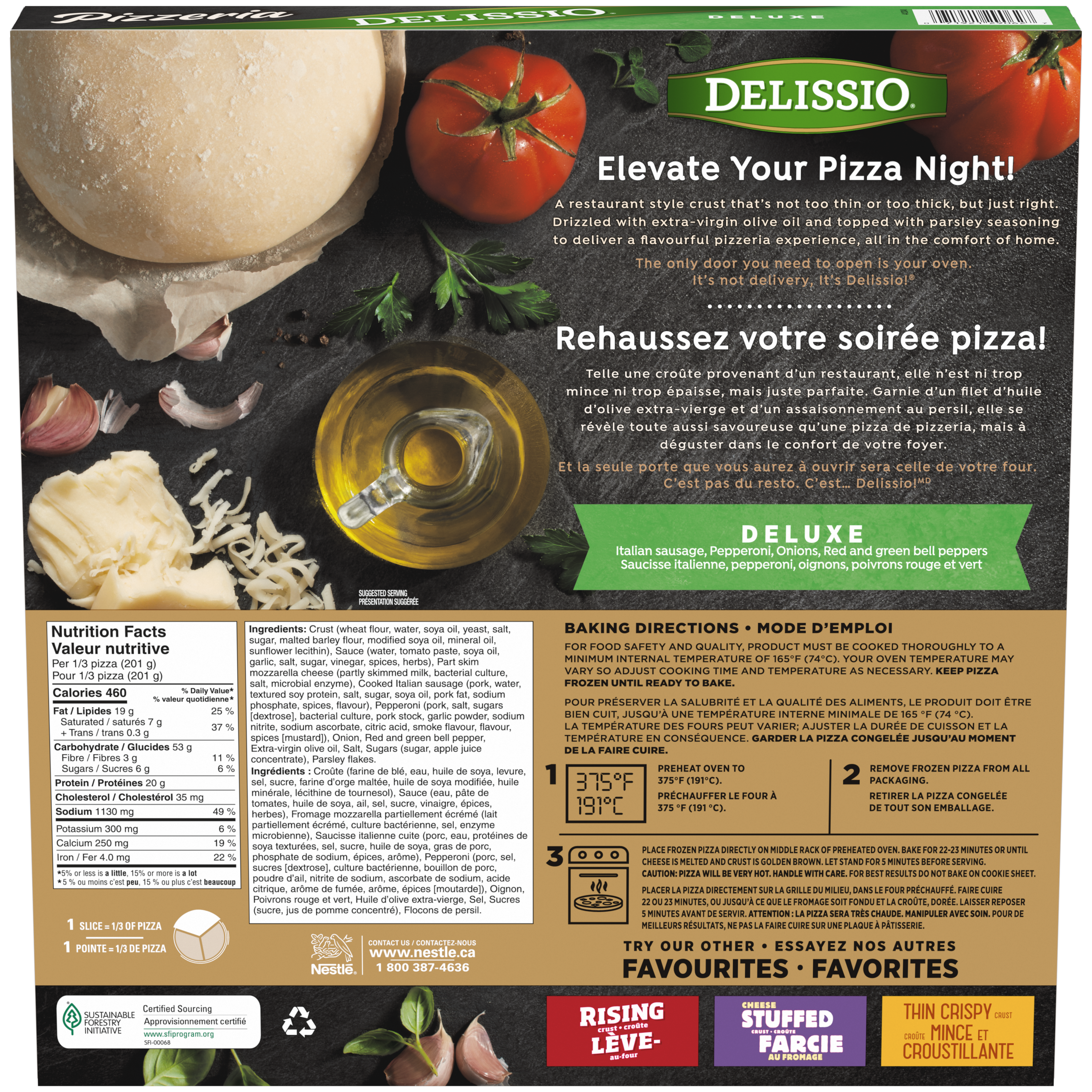 Pizzeria Deluxe Pizza – 604 g